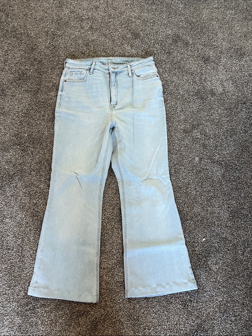 Old Navy Women's Light Blue Flare Jeans
